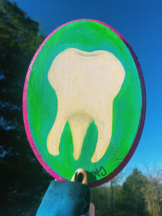 Big Tooth #1 Acrylic Painting